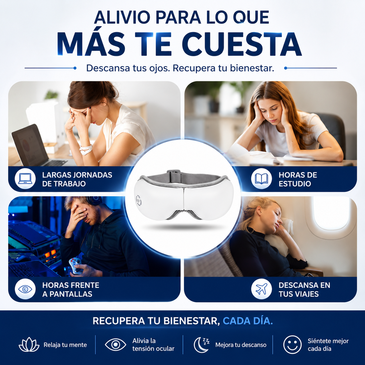 EYE RELAX 4D. MASAJEADOR DE OJOS