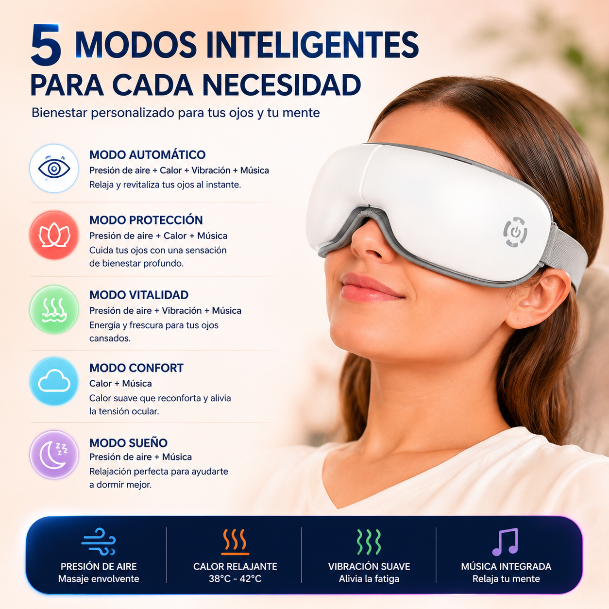 EYE RELAX 4D. MASAJEADOR DE OJOS